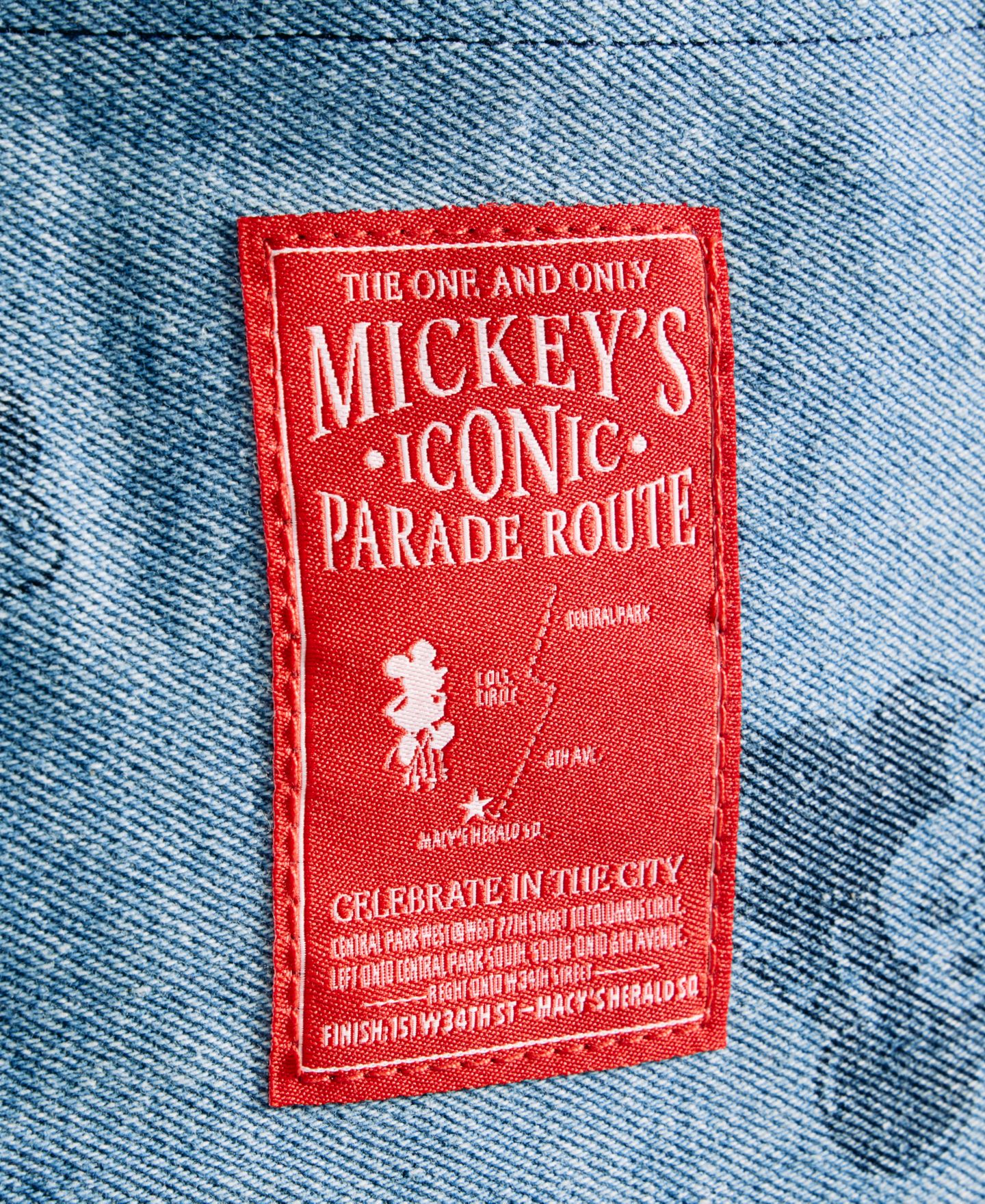 Женская сумка Disney | Macy's Mickey & Friends Parade Route Printed Denim — фото 5