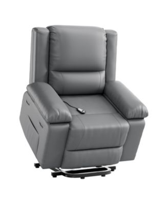 Power Lift Recliner Sofa Chair with Massage and Heat for Elderly, Home Theater Seat