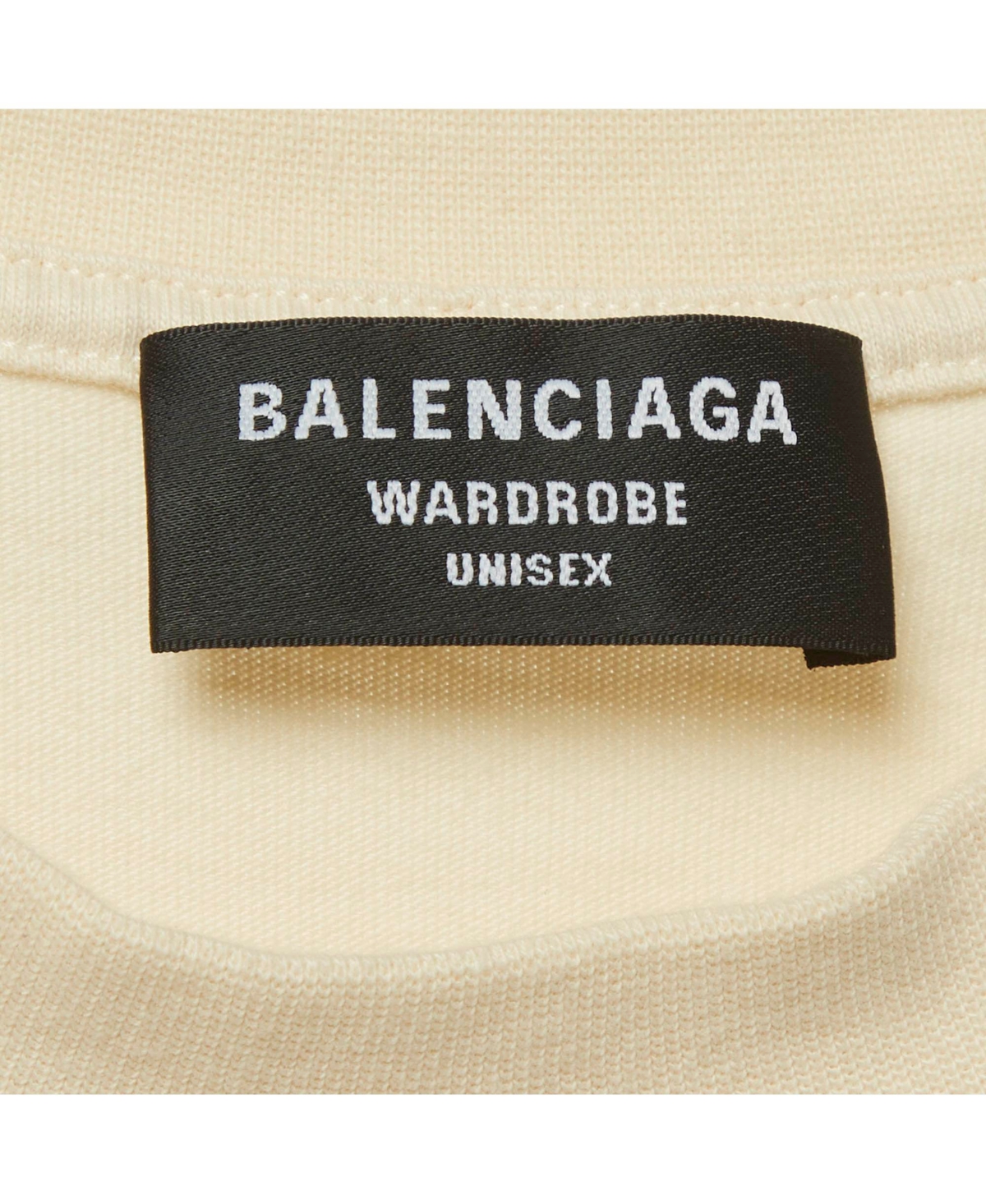 Pre-Owned Balenciaga Women's Unisex Embroidered Jersey T-Shirt