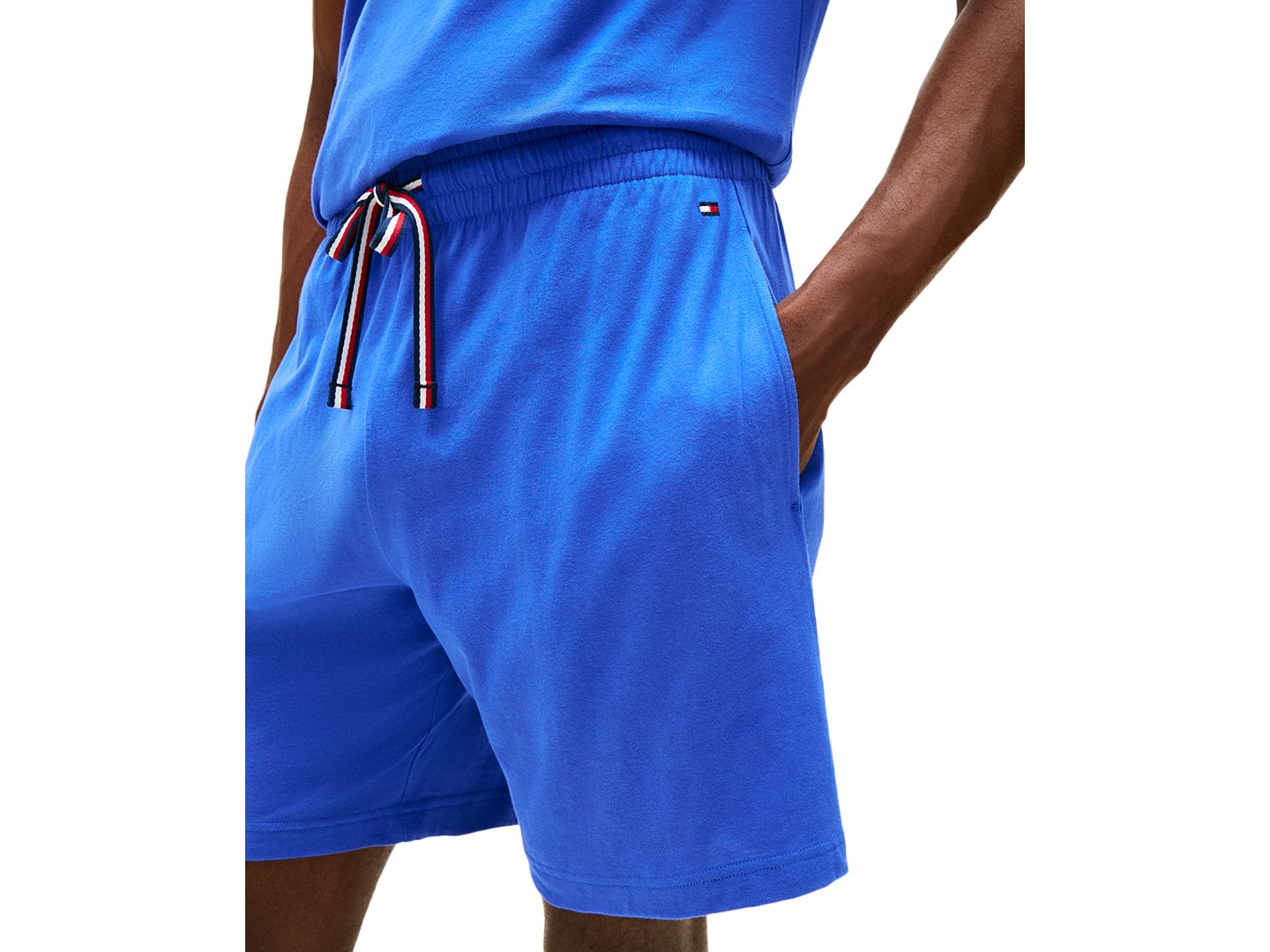Пижамные шорты Sueded для мужчин, джерси — Tommy Hilfiger, цвет: Синий — фото 3