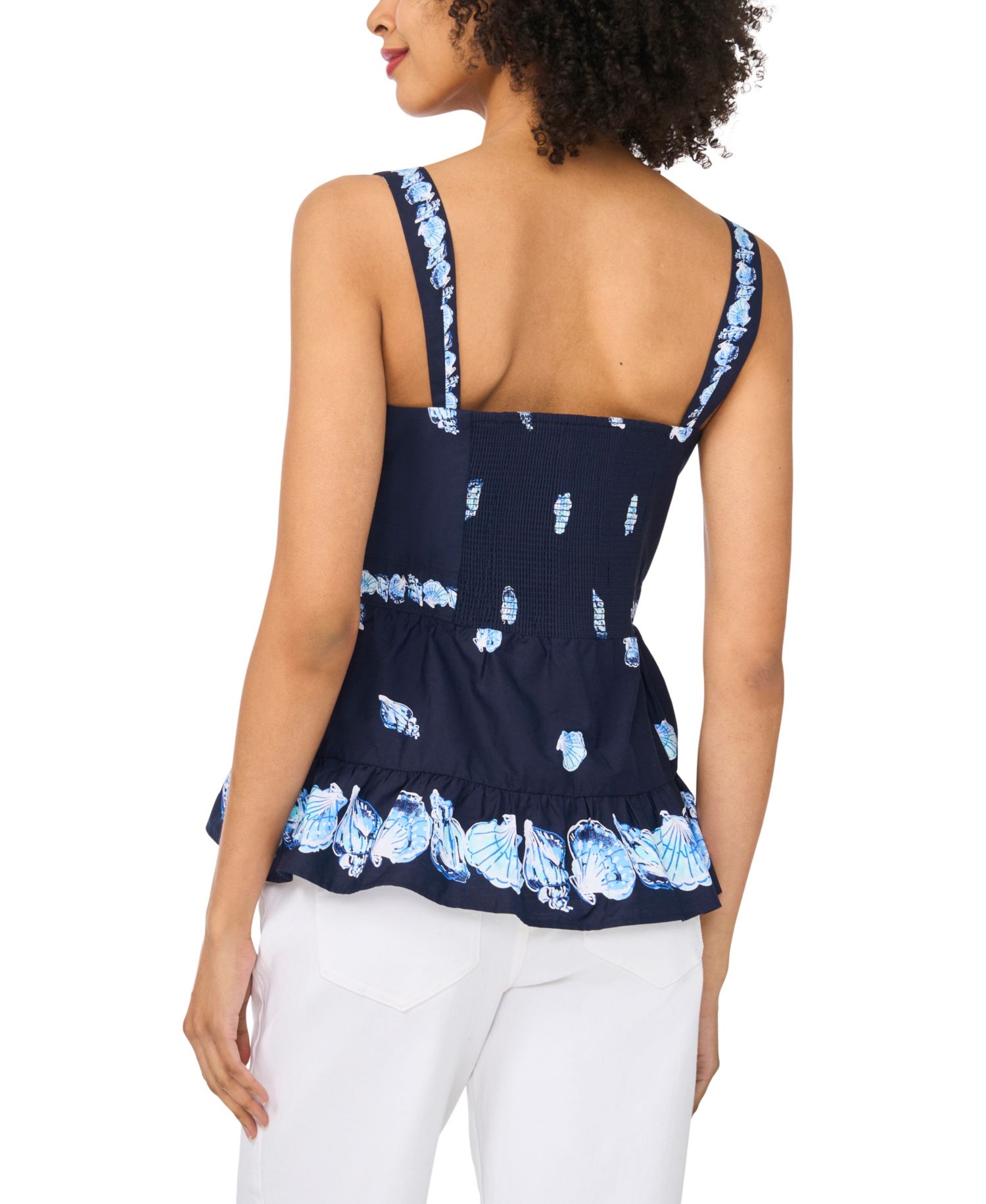 Women's Wide Strap Square Neck Top