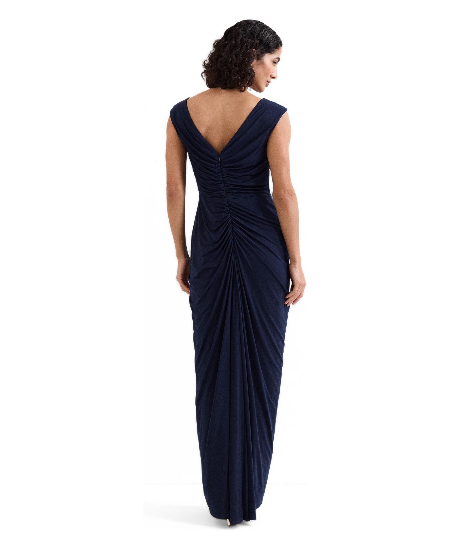 Women's Donna Ruched Detail Maxi Dress