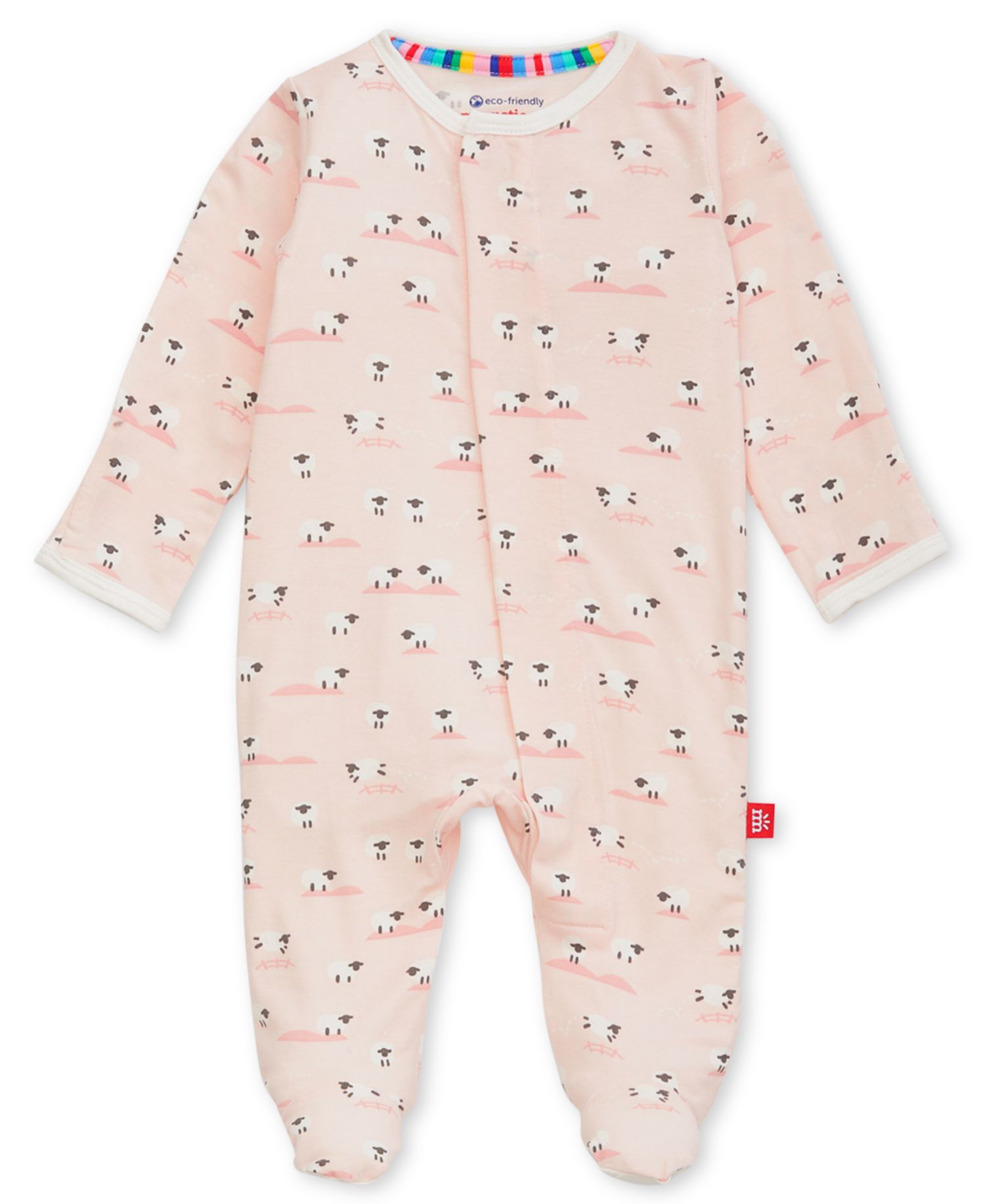 Baby Girls' Baa Baa Baby Long-Sleeve Coverall