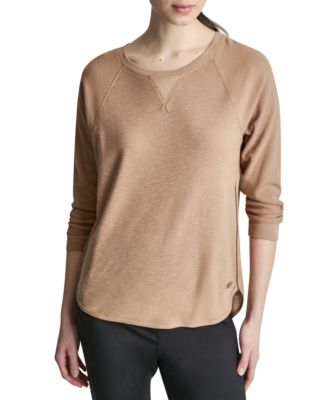 Women's Mini Slub Waffle Three-Quarter-Sleeve T-Shirt
