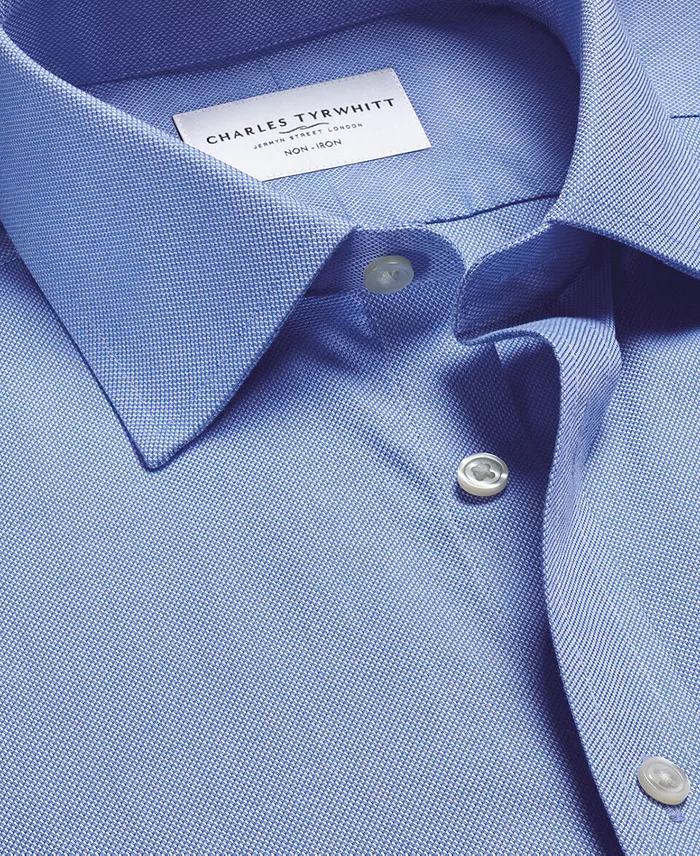 Men's Classic Collar Solid Dress Shirt - thumbnail 5