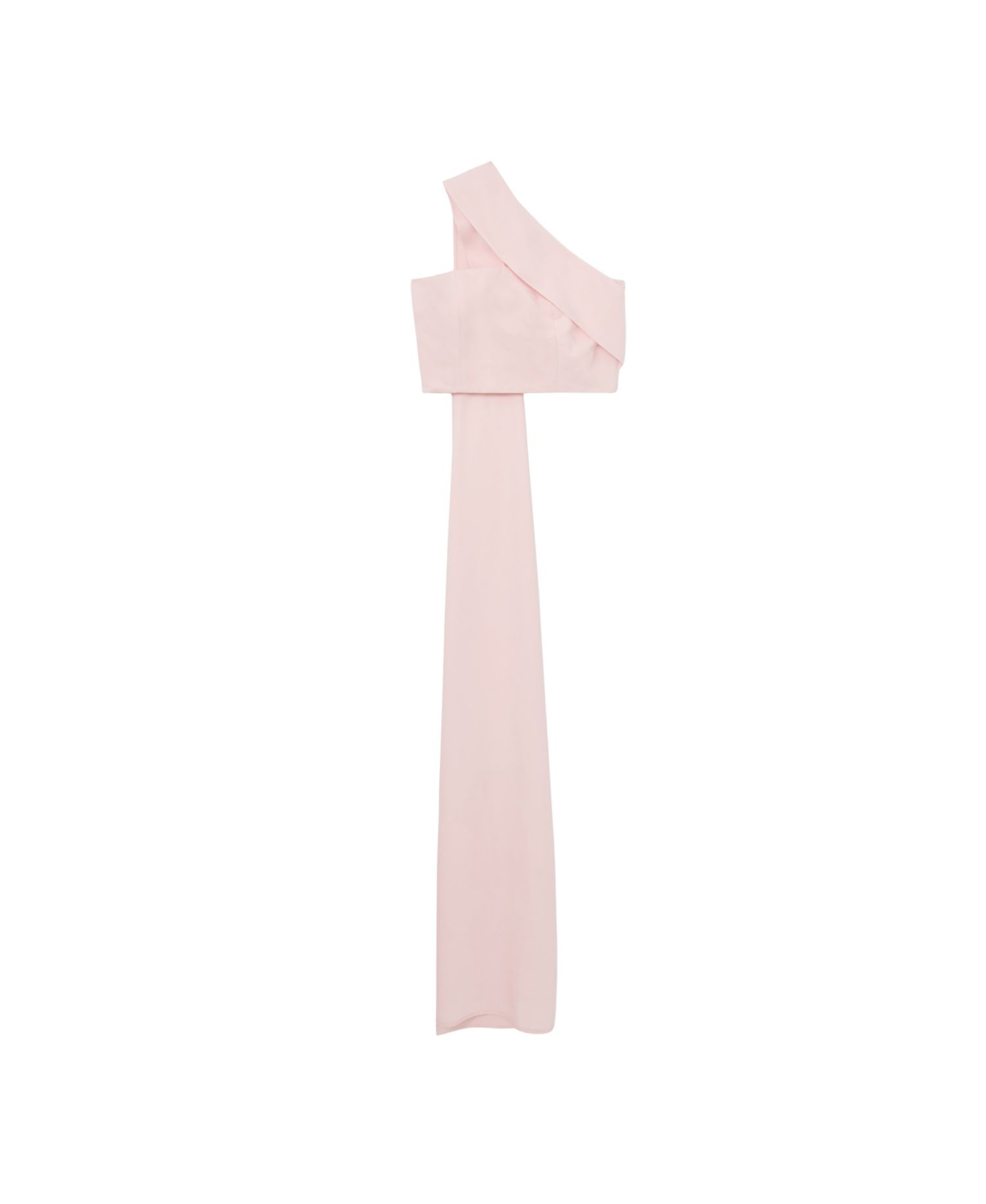 Women's One-Shoulder Scarf Bustier Top
