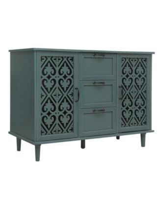 Storage Cabinet with 2 Door 3 Drawer