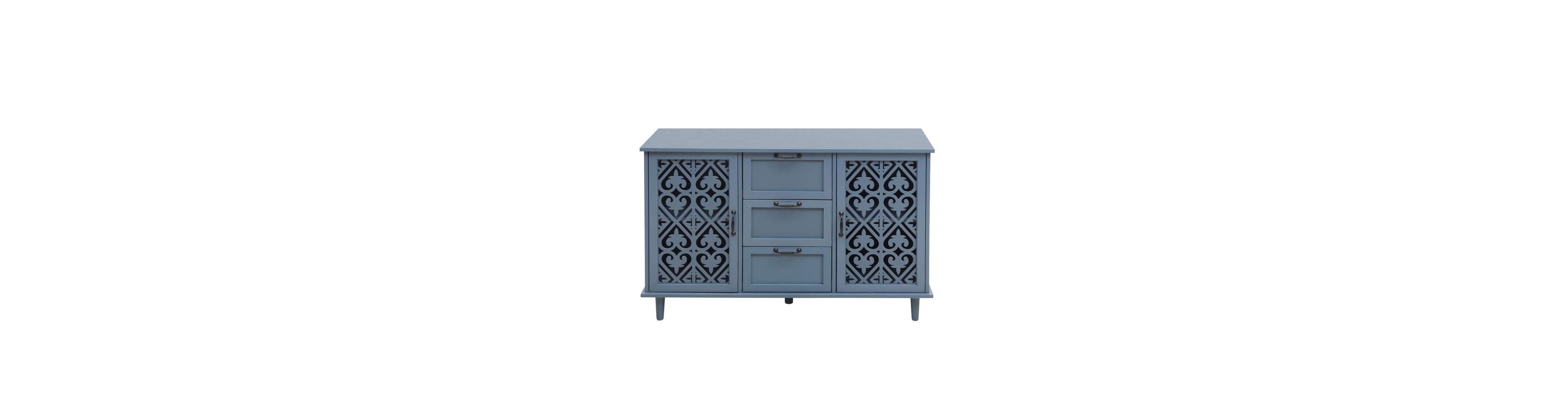 sumyeg Storage Cabinet with 2 Door 3 Drawer