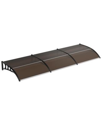  40"x120" Window Awning Canopy Exterior, Polycarbonate Cover, for Door Entrance
