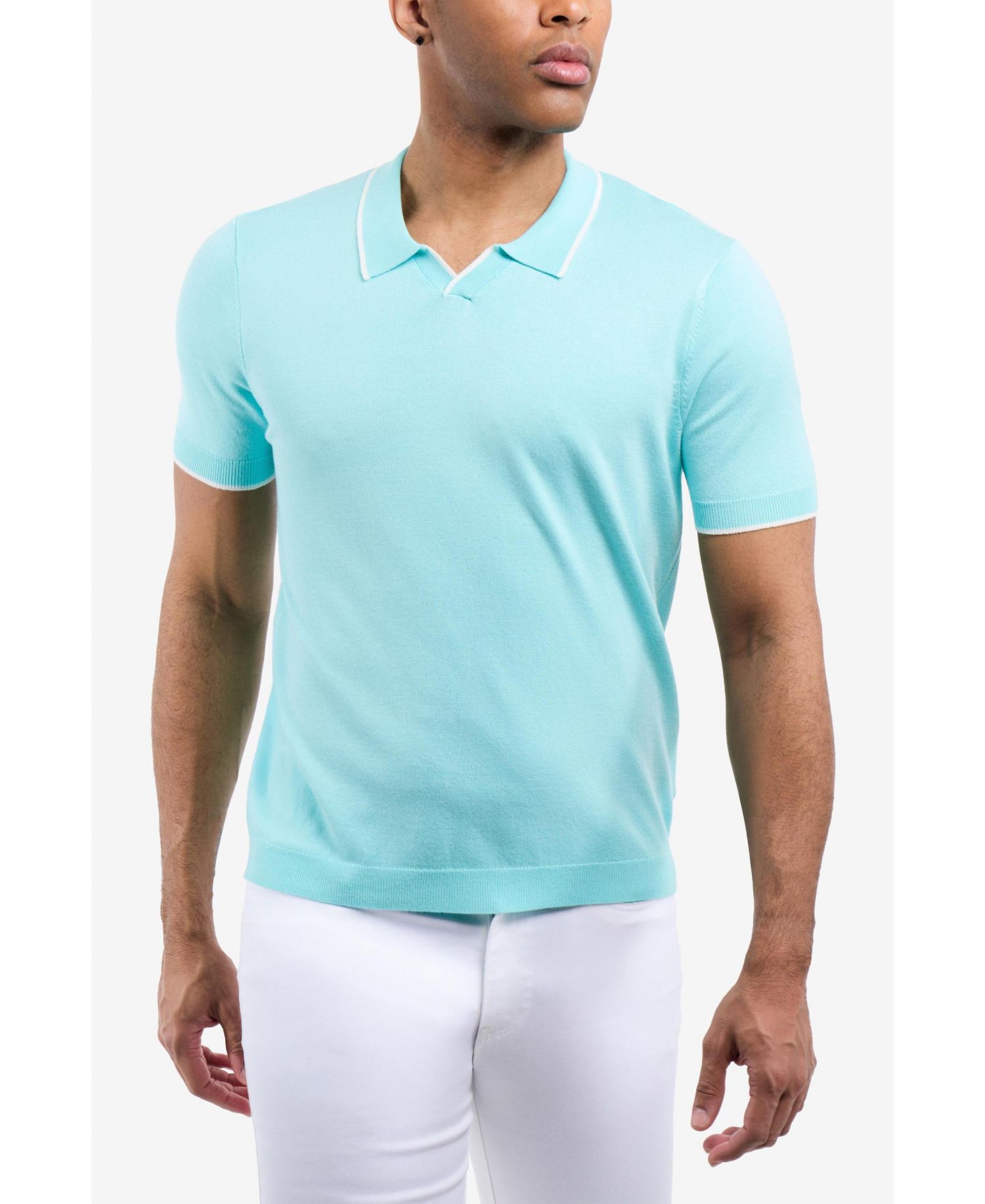 Men's Johnny Collar Sweater Polo