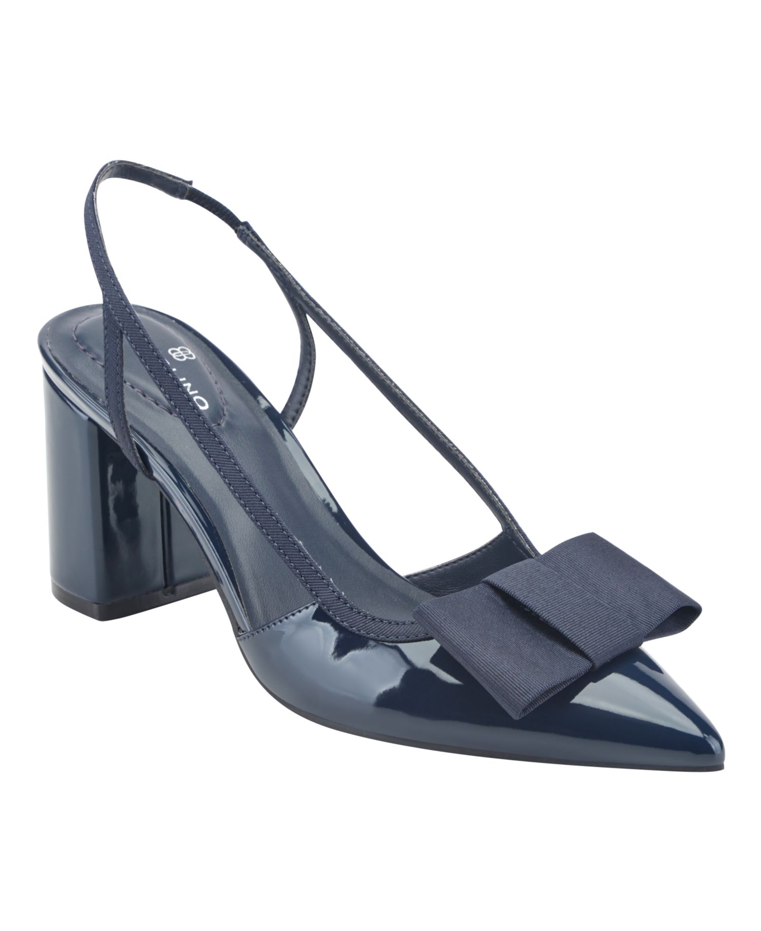 Women's Sanessa Bow Block Heel Slingback Pumps