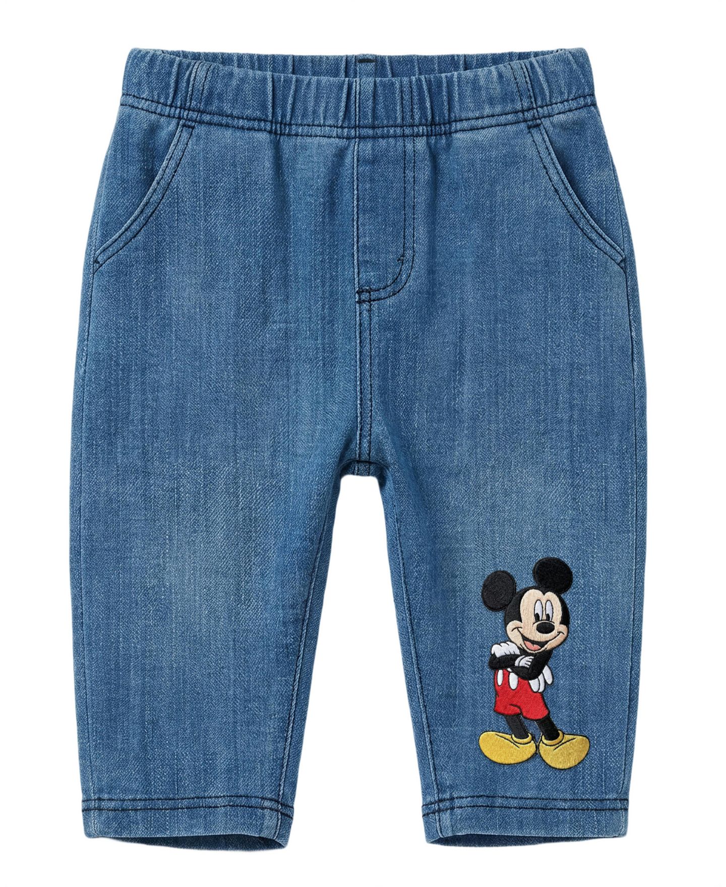 Комплект Disney Mickey Mouse Long-Sleeve Sweater and Pants, 2-Piece Set для мальчиков-малышей, цвет: Серый / Синий — фото 3