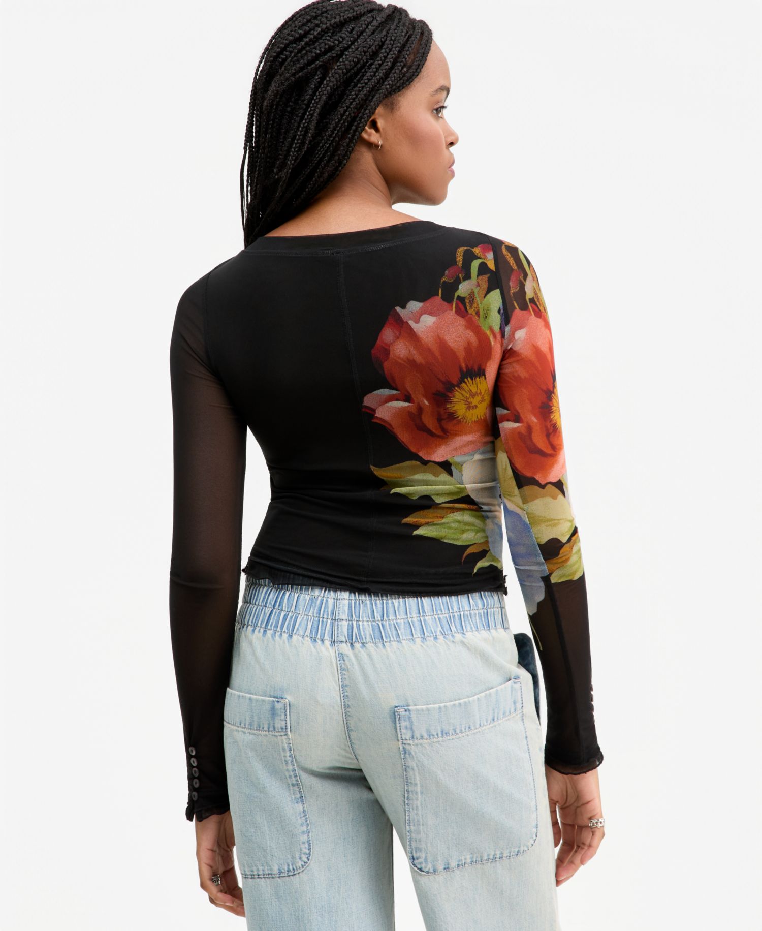Women's Lilly Printed Long-Sleeve Top