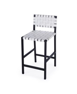 Bromley Iron and Leather 24.5" Counter Stool