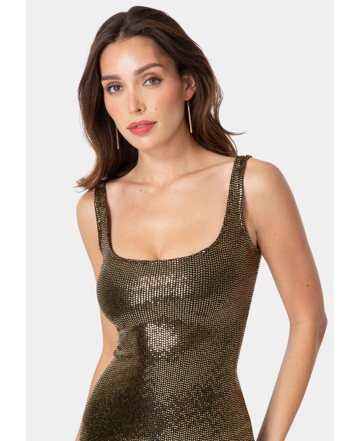 Women's Disco Dot Tank Dress