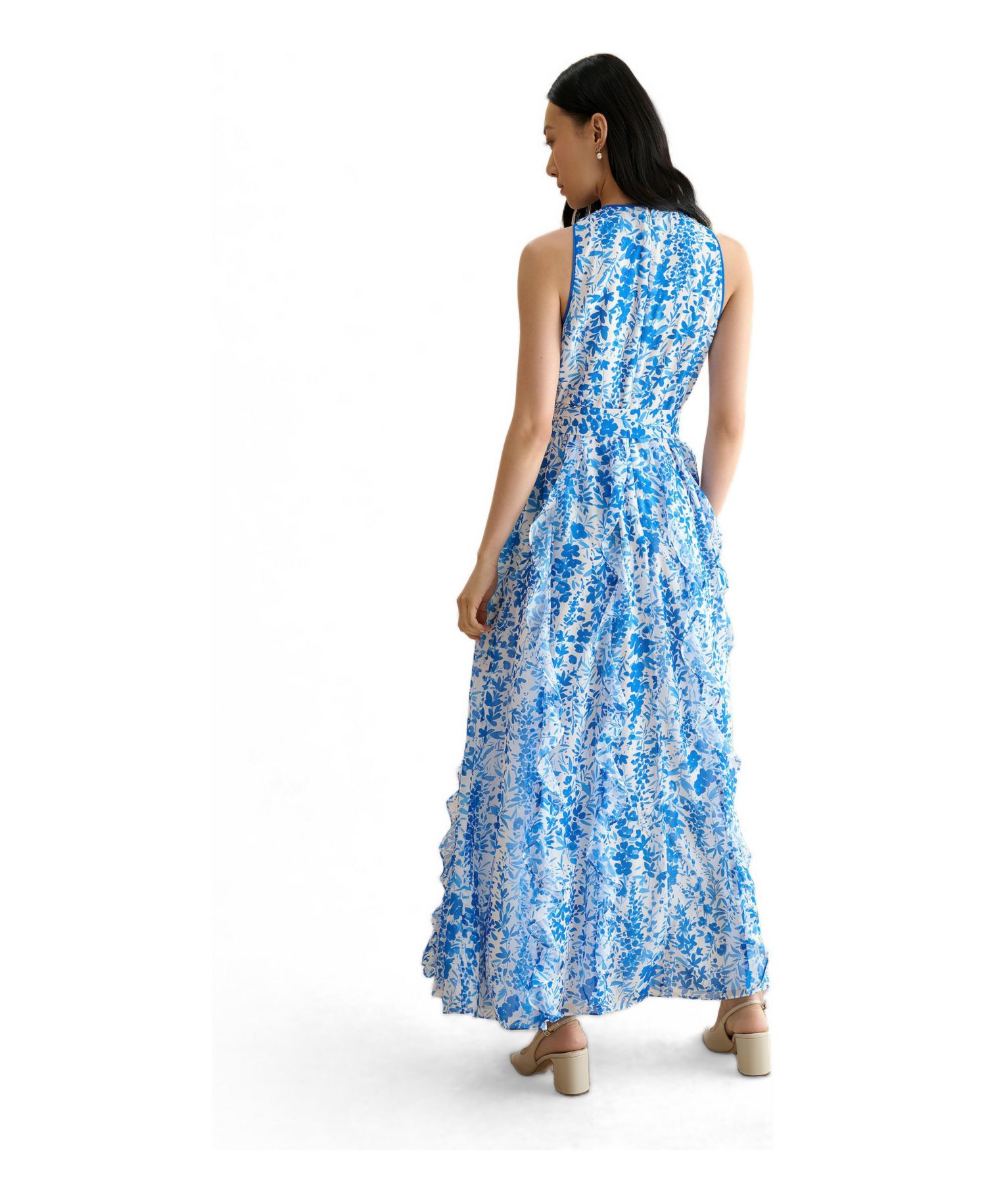 Women's Taryn Floral Ruffle Maxi Dress