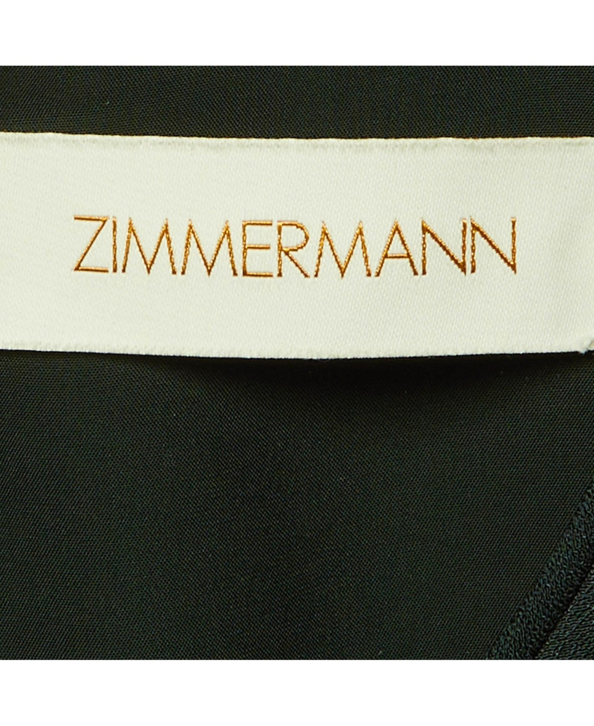 Pre-Owned Zimmermann Women's Crepe Keyhole Detail Mini Dress