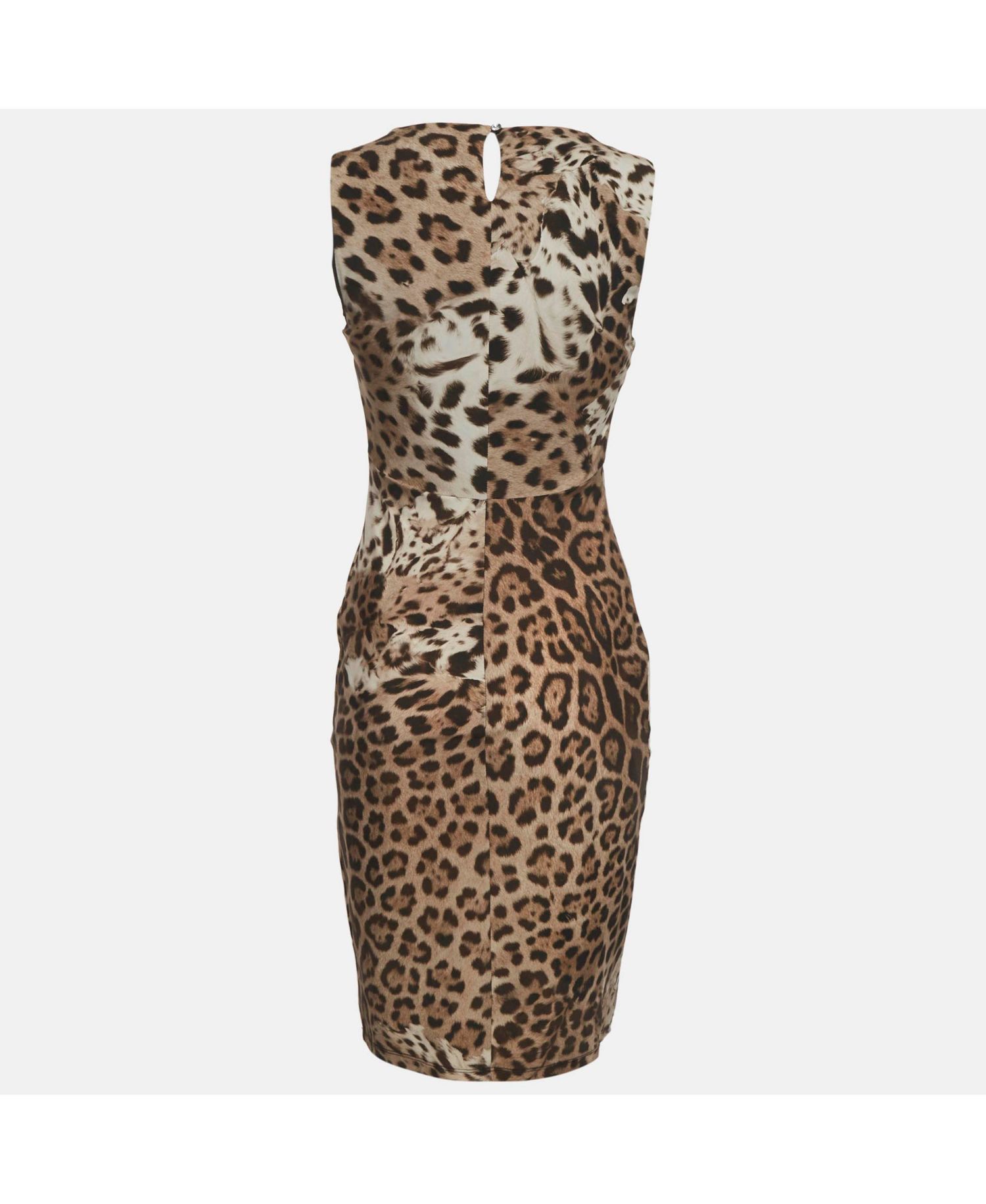 Women's Animal Printed Jersey Midi Dress
