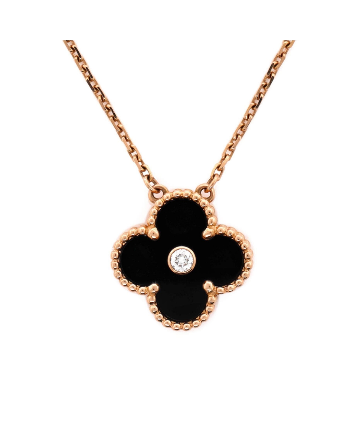 Pre-Owned Van Cleef & Arpels Vintage Alhambra Pendant Necklace