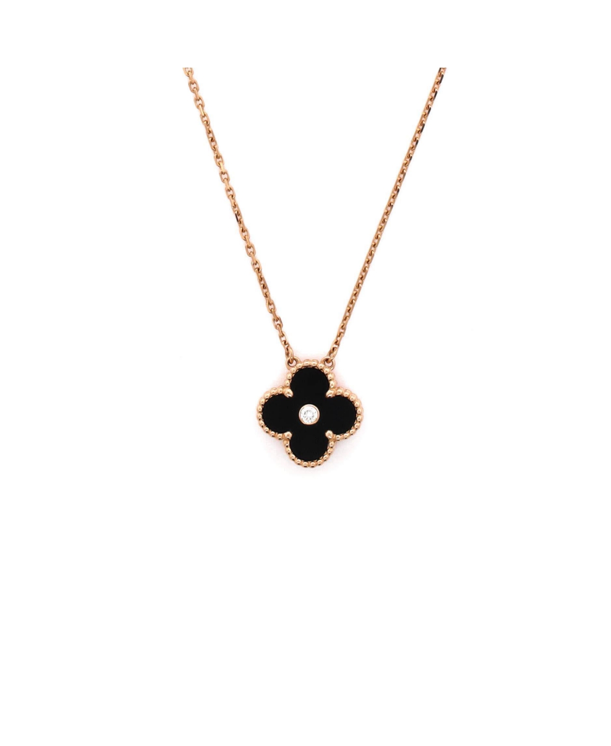 Pre-Owned Van Cleef & Arpels Vintage Alhambra Pendant Necklace