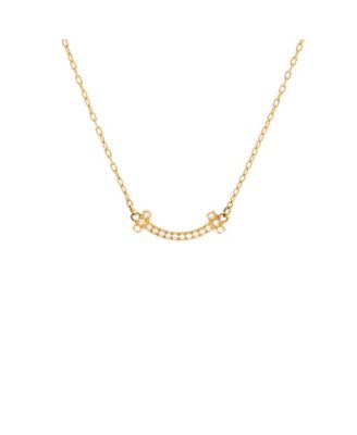 T Smile Pendant Necklace