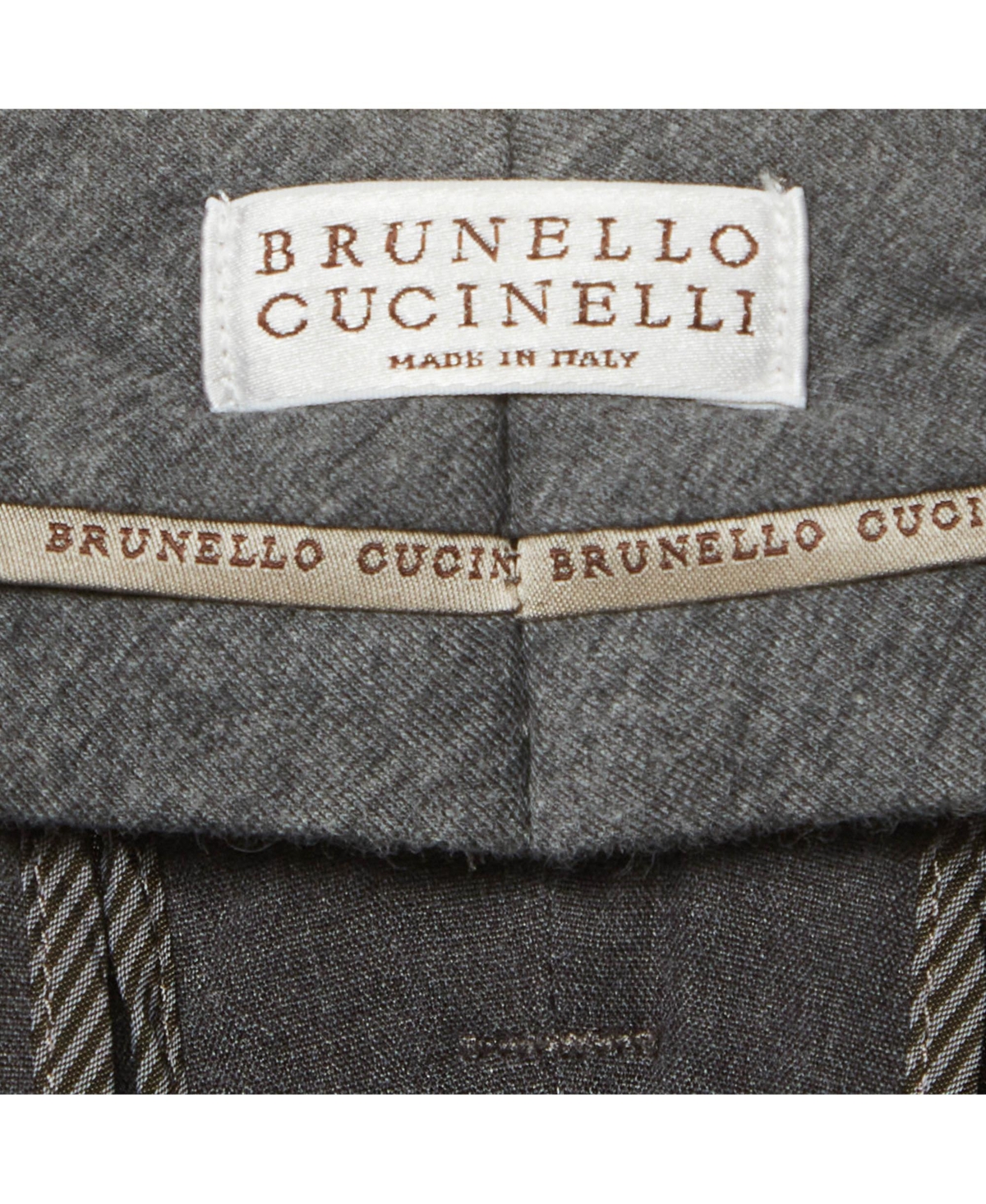 Pre-Owned Brunello Cucinelli Women's Cotton Blend Straight Fit Trousers
