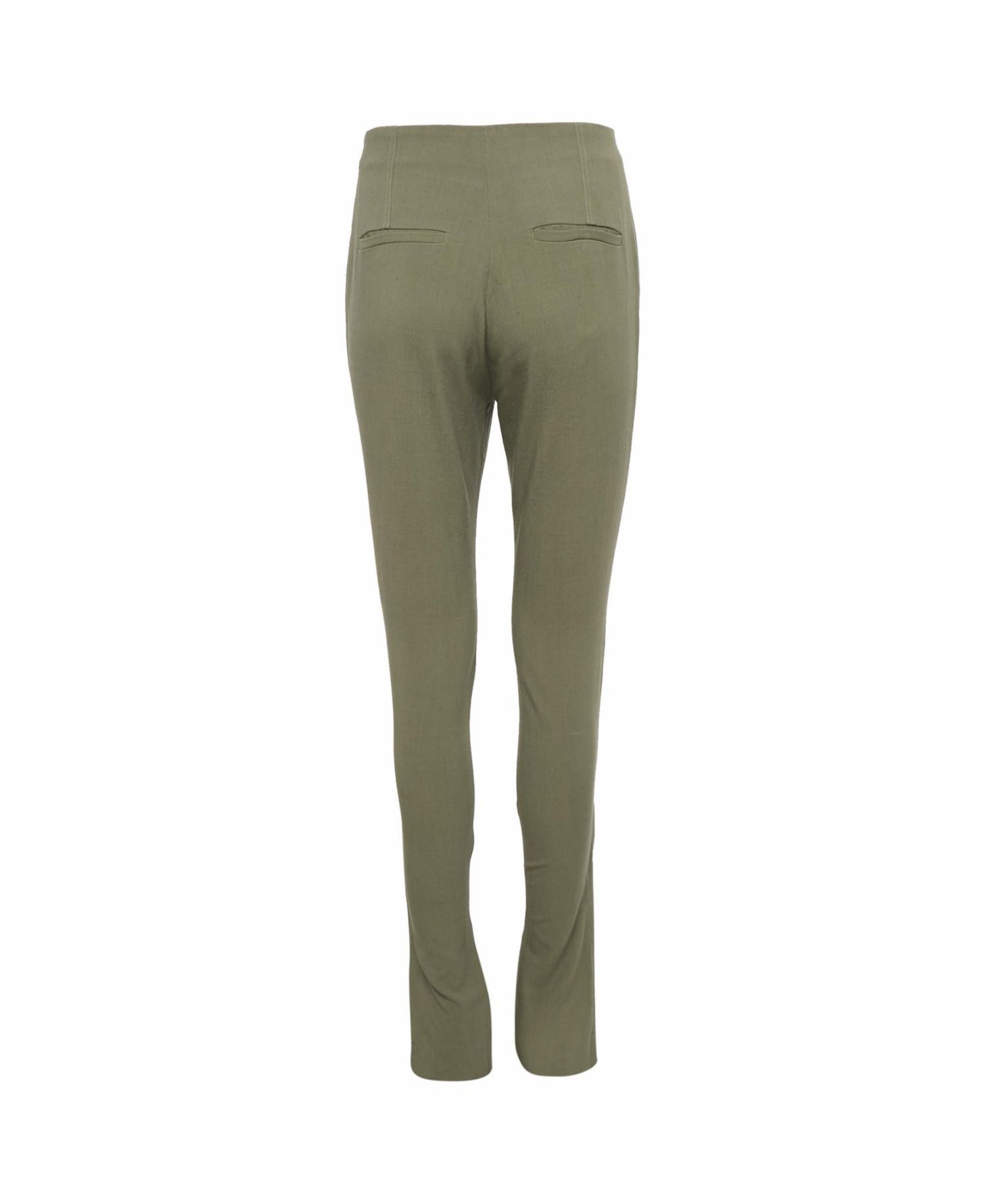 Women's Linen Blend Skinny Trousers