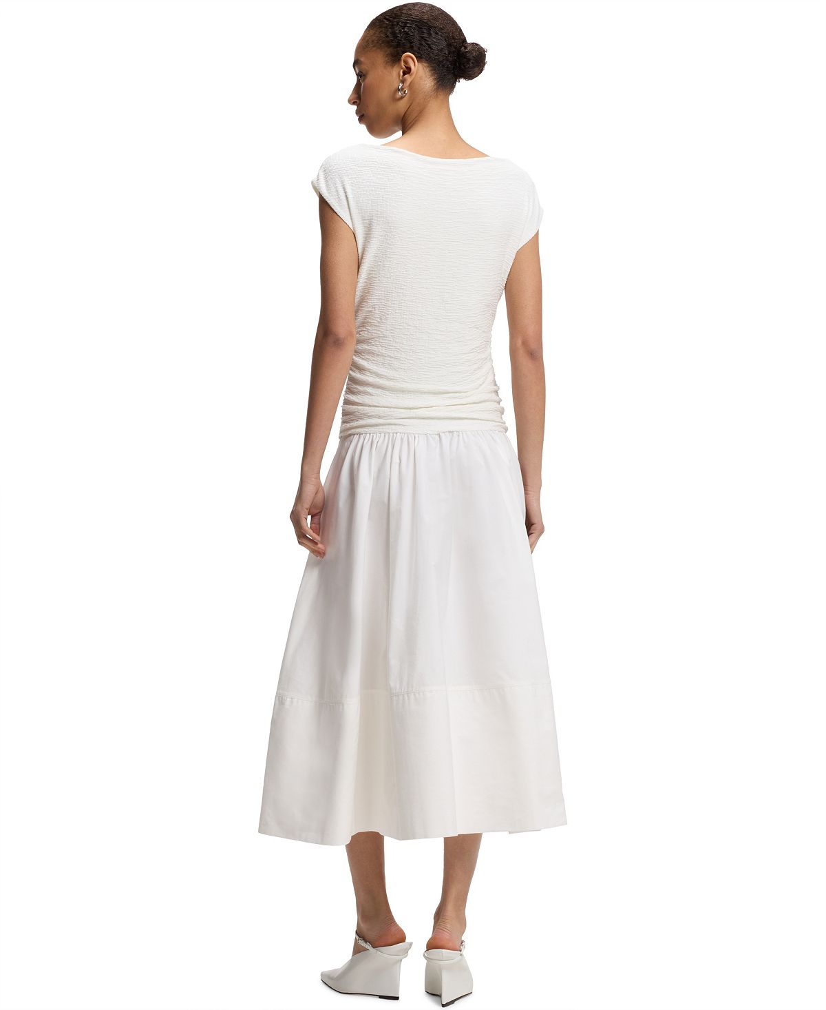 BOSS by Hugo Boss Women's Structured-Jersey Slim-Fit Dress view 5 — MAYCSS fashion products