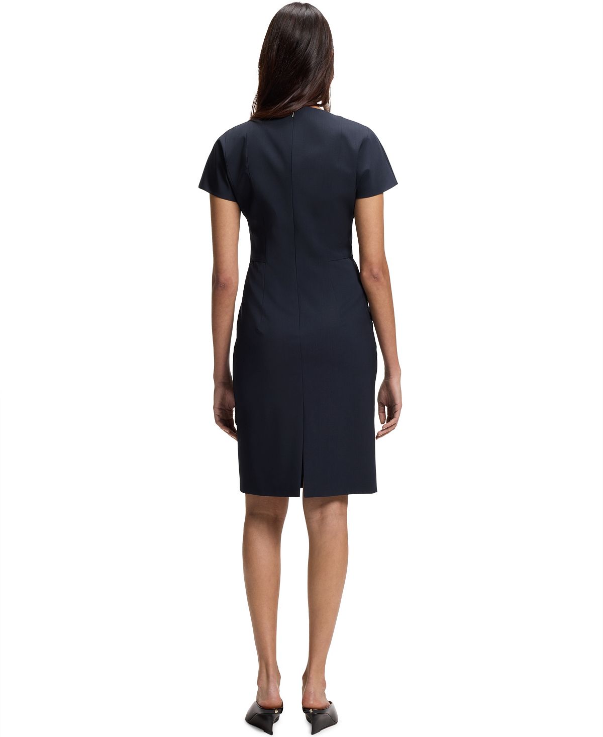 BOSS by Hugo Boss Women's Stretch Wool Slim-Fit Dress view 5 — MAYCSS fashion products
