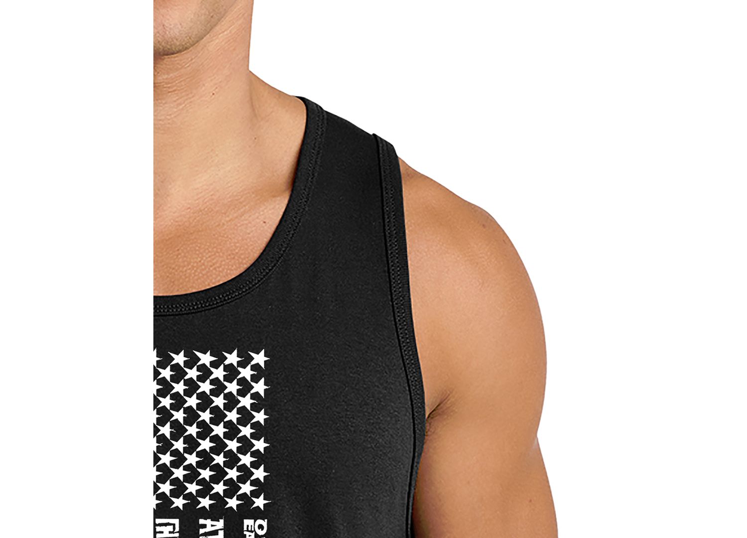 Men's American Flag Graphic Tank Top