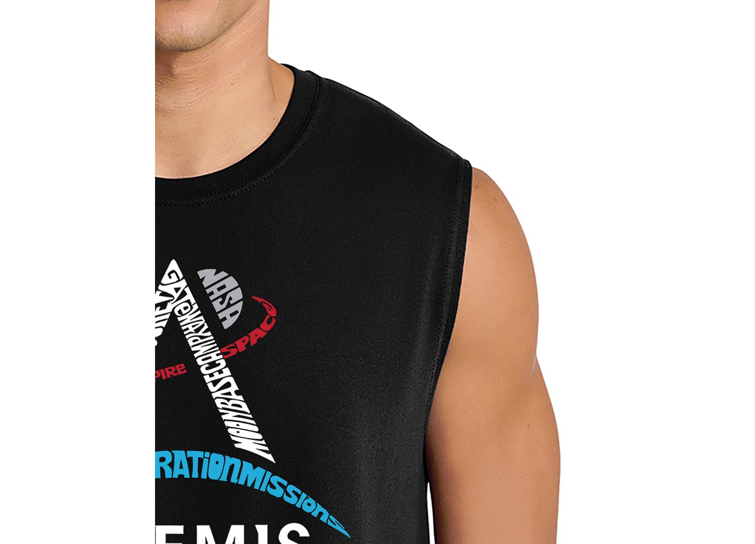 Men's NASA Artemis Mission Logo Graphic Tank Top