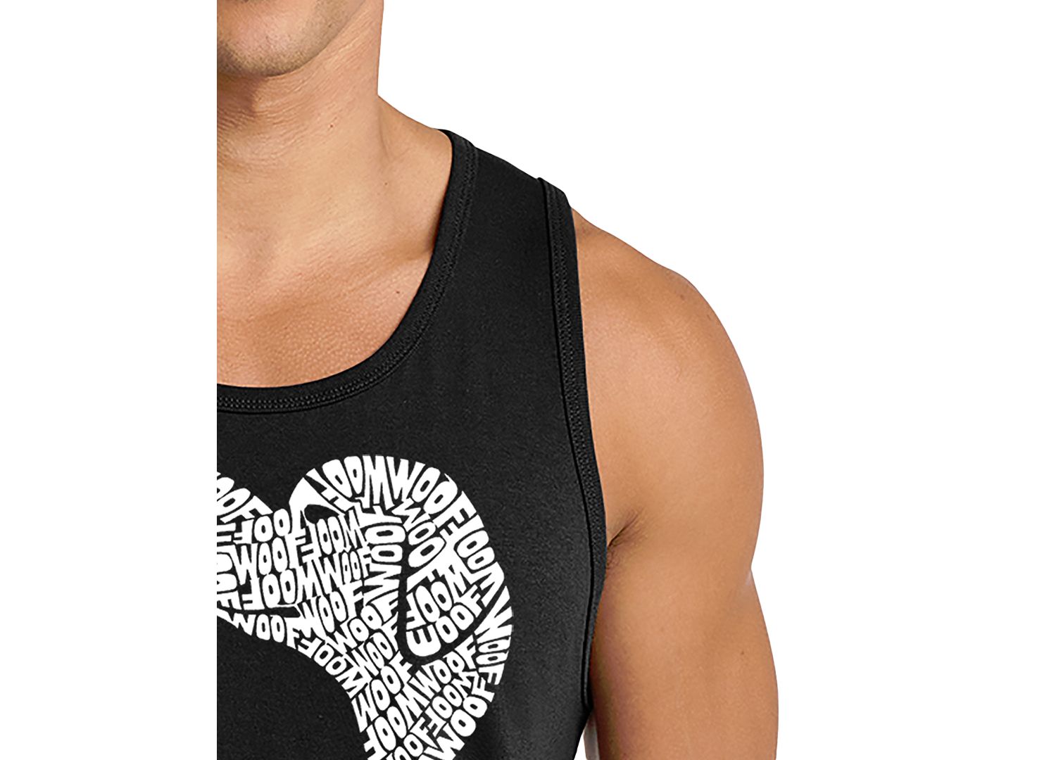 Men's Woof Heart Graphic Tank Top