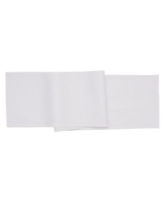  Hemstitch Solid White Everyday Runner 72" x 14