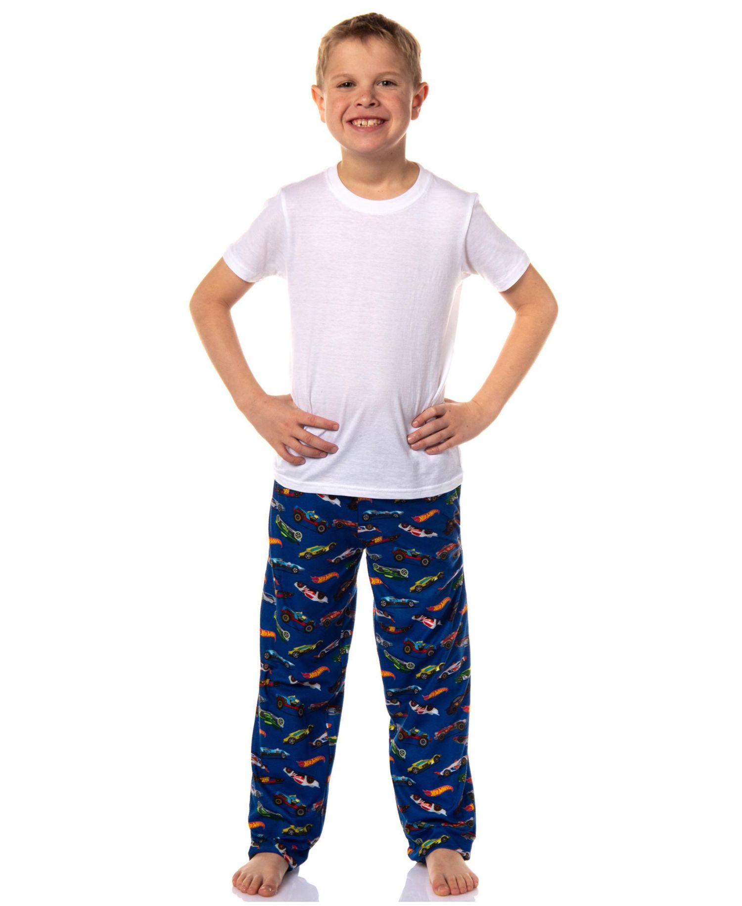 Boys' Die-Cast Cars All Over Print Lounge Kids Pajama Pants Sleepwear