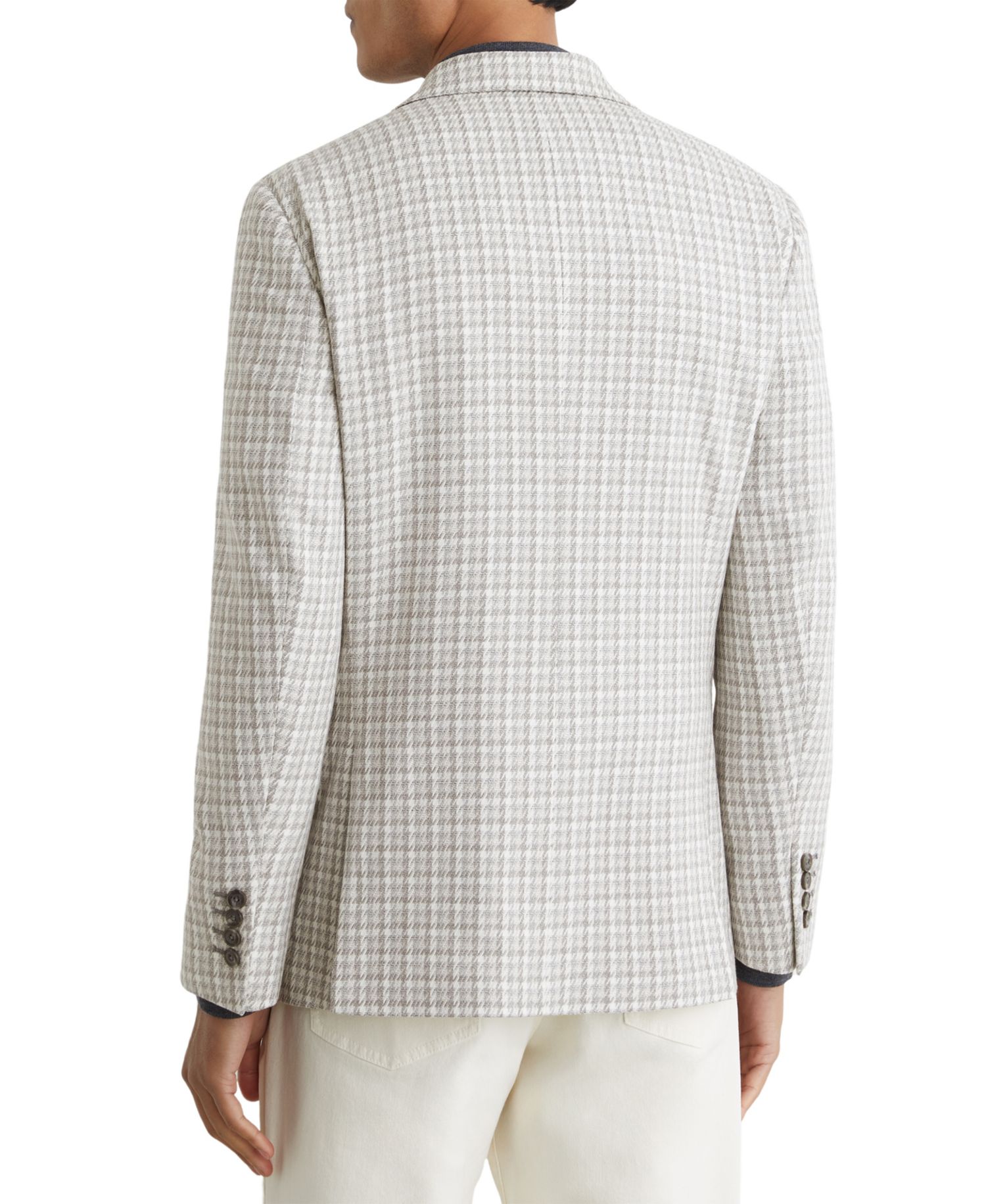 Men's Canty Tailored-Fit Houndstooth Single-Breasted Blazer