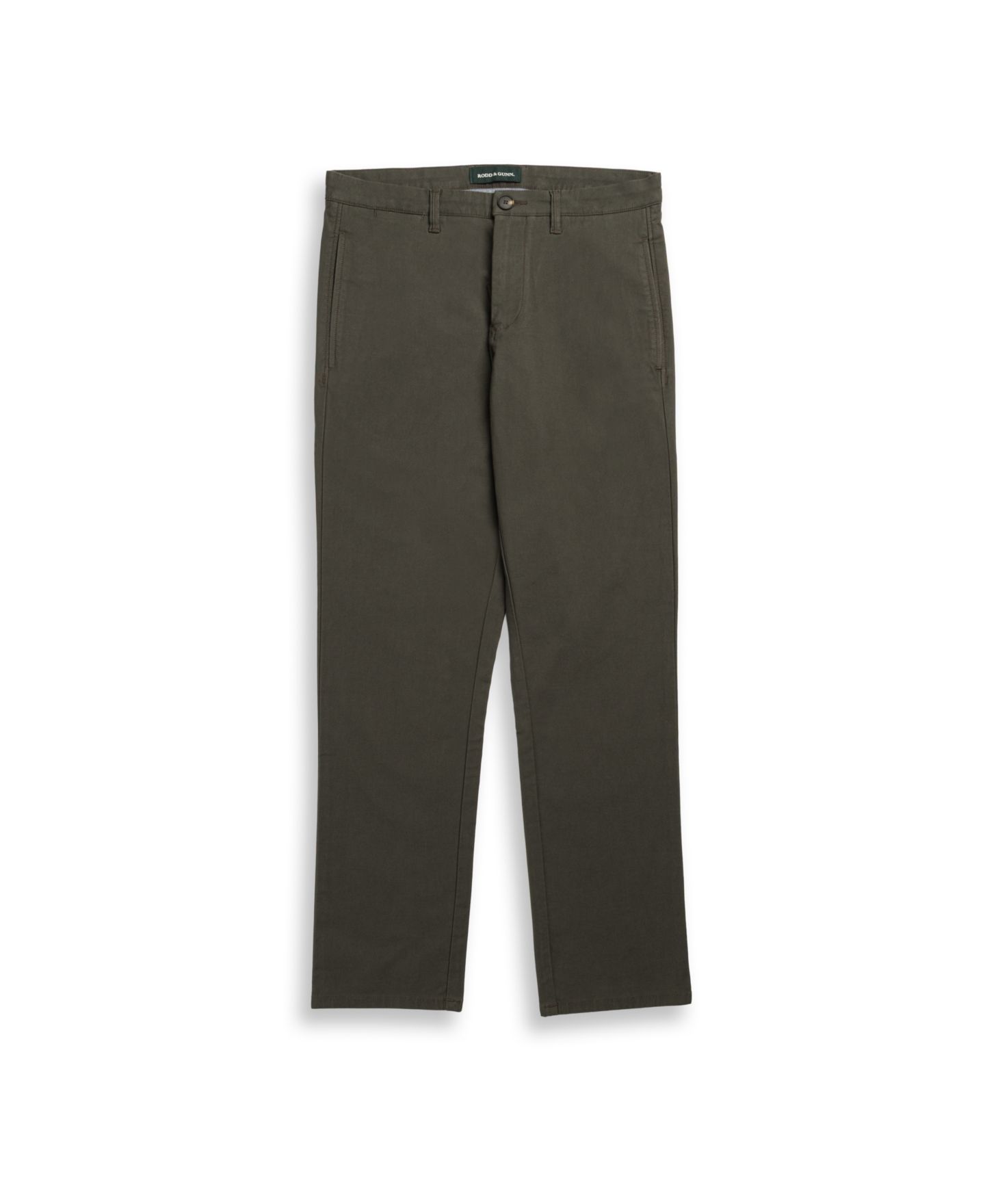 Мужские брюки Rodd & Gunn Motion Cotton Straight-Fit, цвет: Bayleaf — фото 8