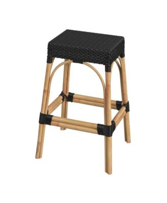 Robias Rectangular Rattan 30" Bar Stool