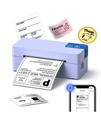 Thermal Shipping Label Printer, 4x6 Bluetooth Label Printer for Small Business, Wireless Label Maker, Works with iOS, Android, PC
