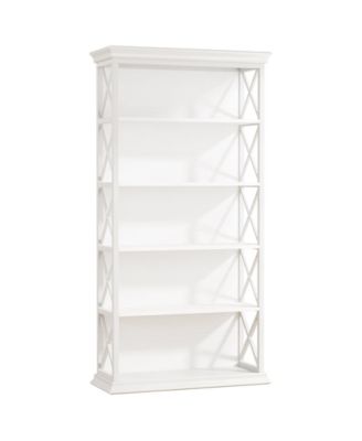 Industrial Bookshelf Metal and Wooden Display Shelf