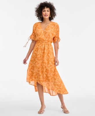 casual dress macys Women's Knee Length Dresses Women's Short Sleeve Casual Dresses