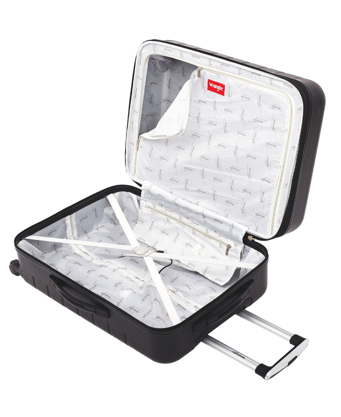 Чемоданы Wrangler El Dorado 2-Piece Luggage Set, цвет: Чёрный — фото 5