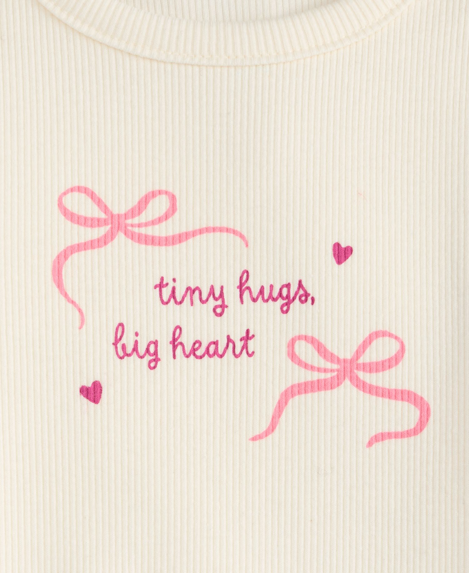 Baby Girls' Mix & Match Short-Sleeve Bows Ribbed T-Shirt