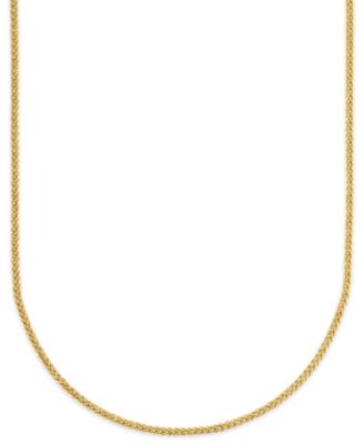 Diamond Cut Palmier Chain Necklace in 10k Yellow Gold