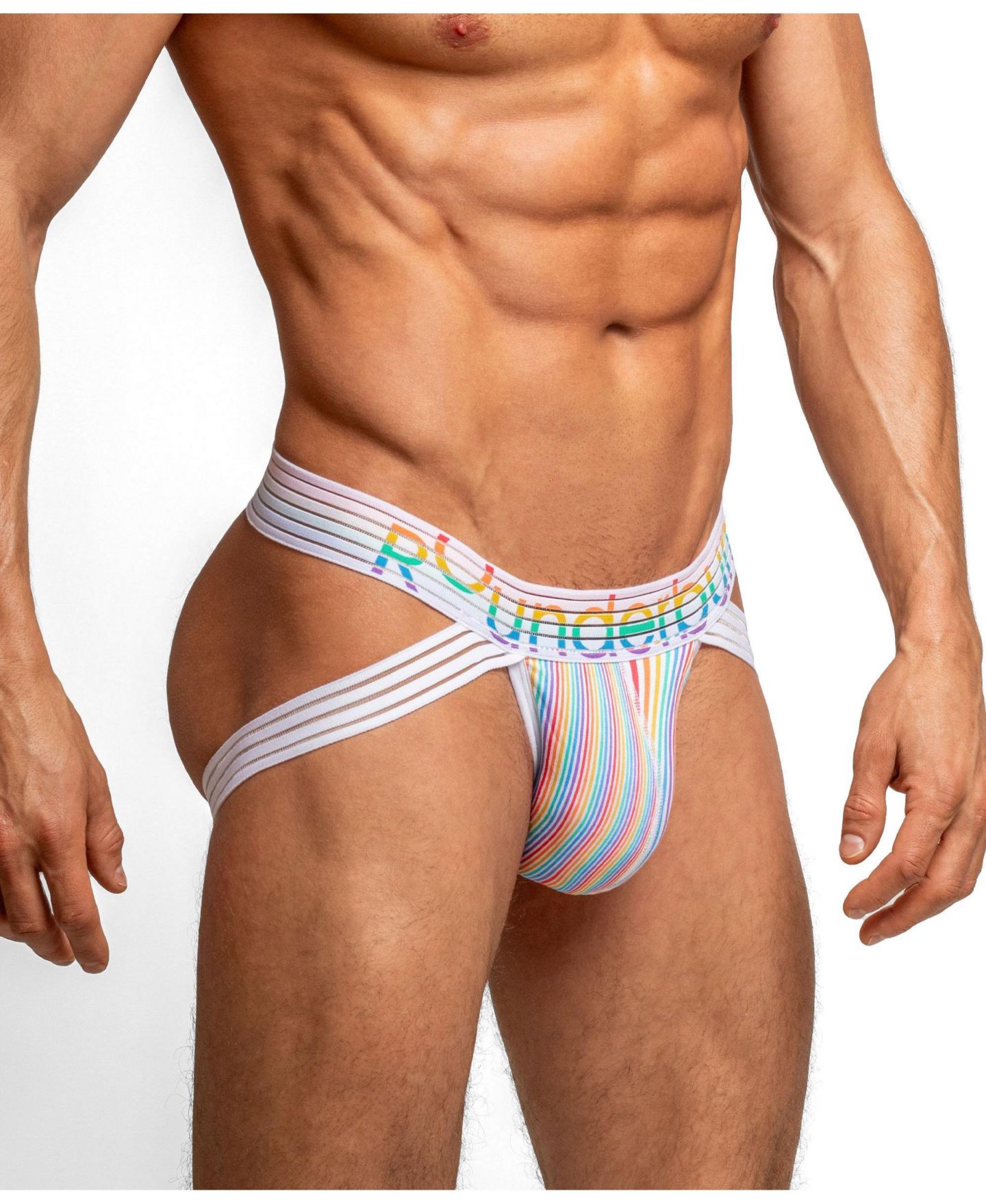 Бельё Jockstrap для мужчин — Rounderbum, цвет: Белый — фото 2
