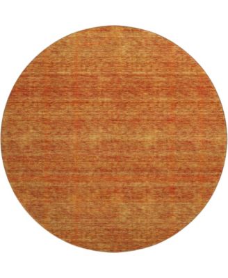 Soft Essentials Machine Washable SE1 8'x8' Round Area Rug