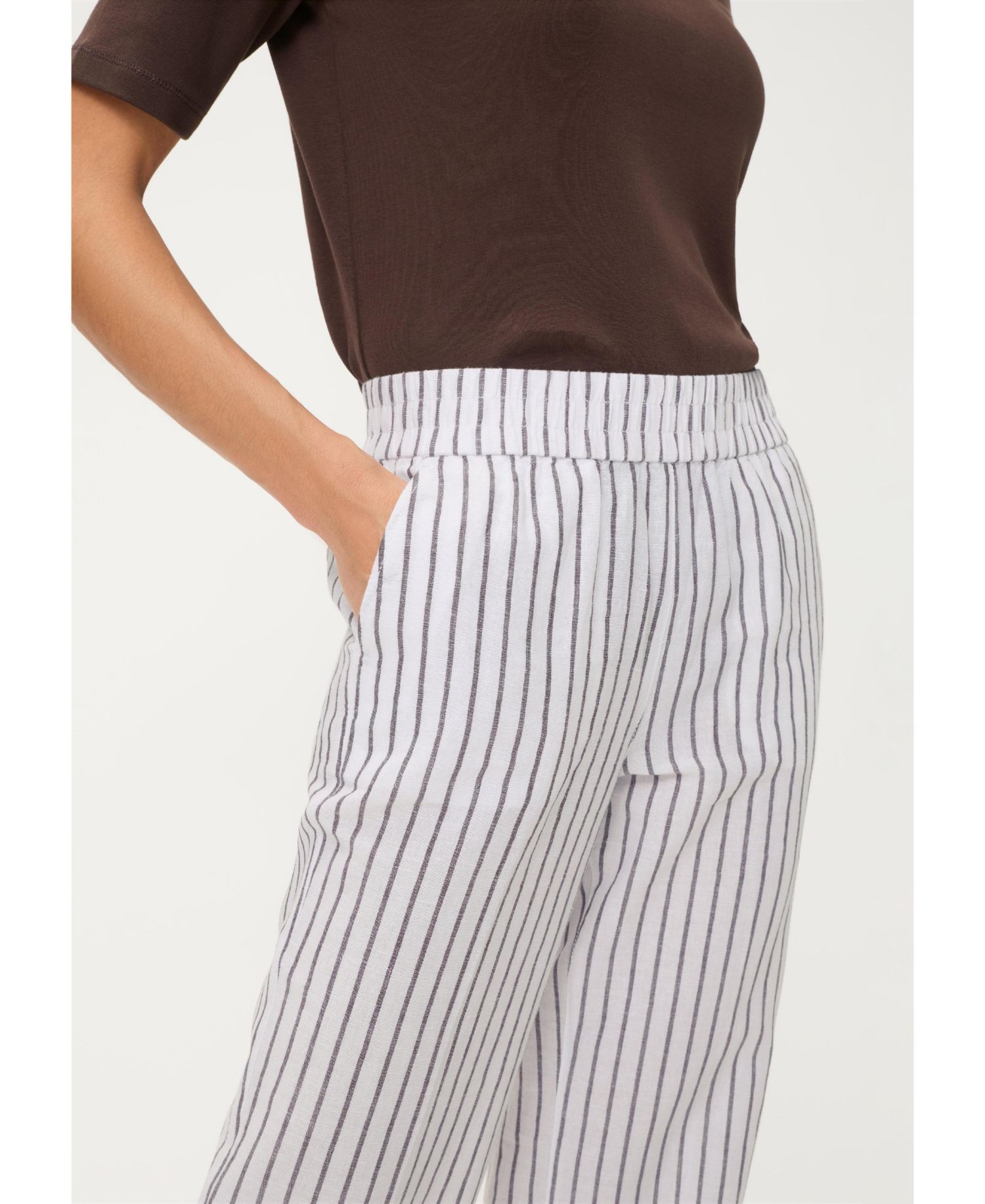 Women's Stripe Pull-On Pant