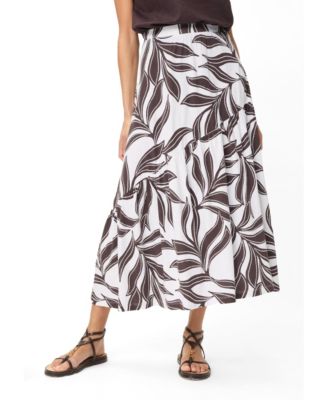 Women's Dotted Leaf Skirt