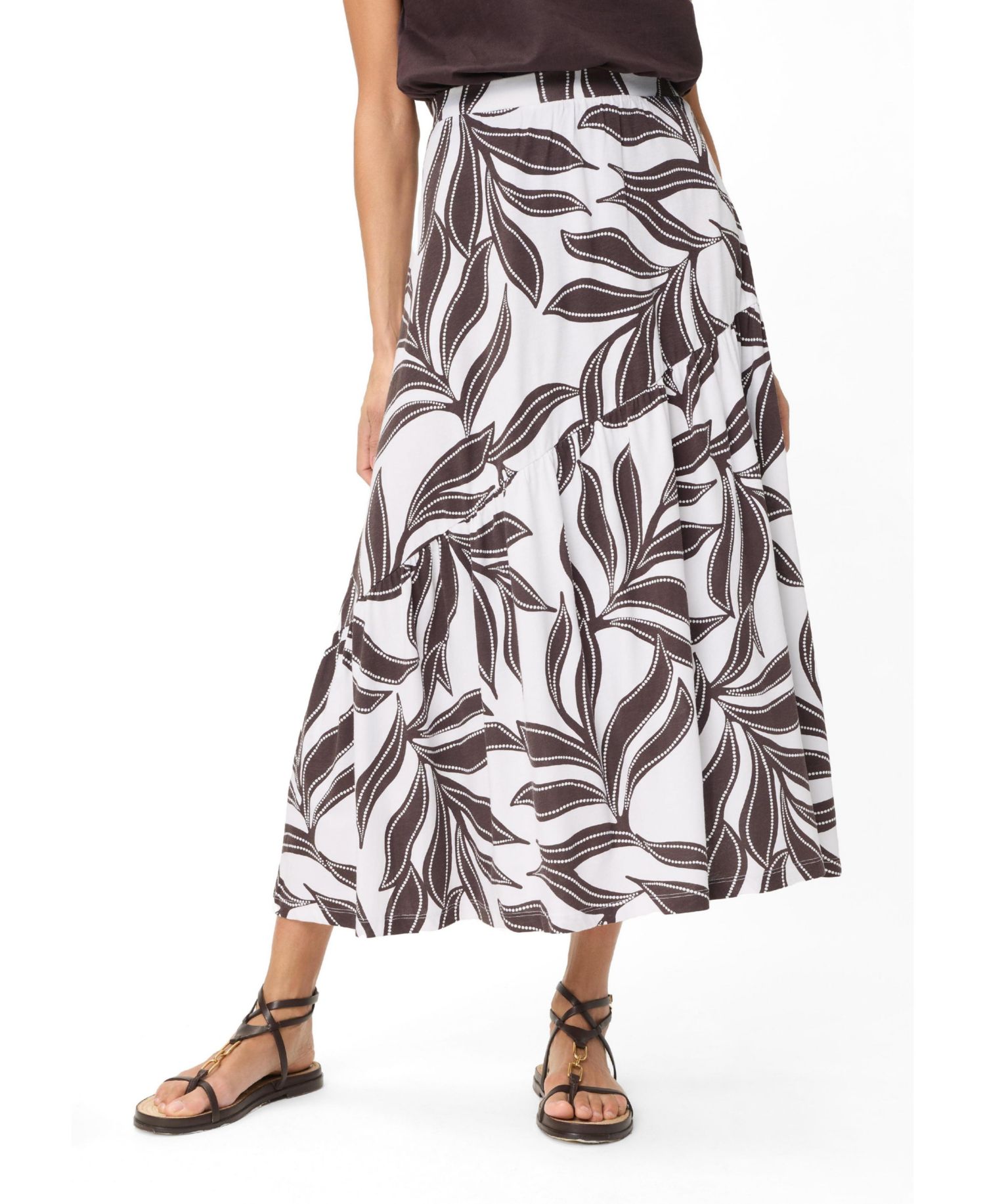 Women's Dotted Leaf Skirt