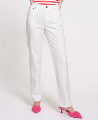 Women's Mid-Rise Straight-Leg Pants