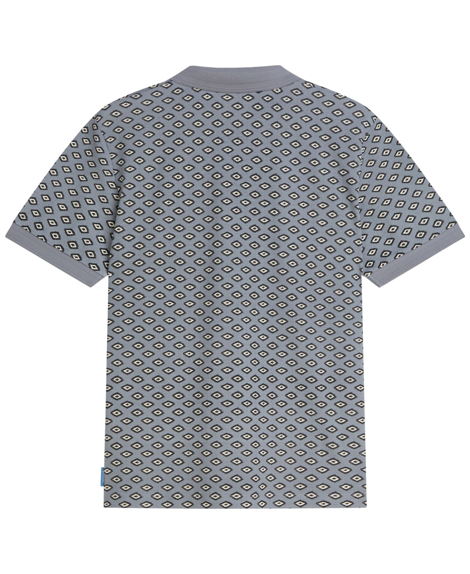 Men's Geo Print Short-Sleeve Polo Shirt
